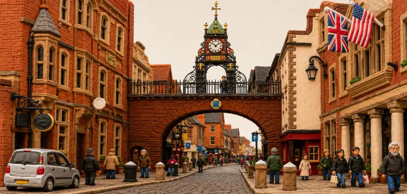 Eastgate Clock in Chester