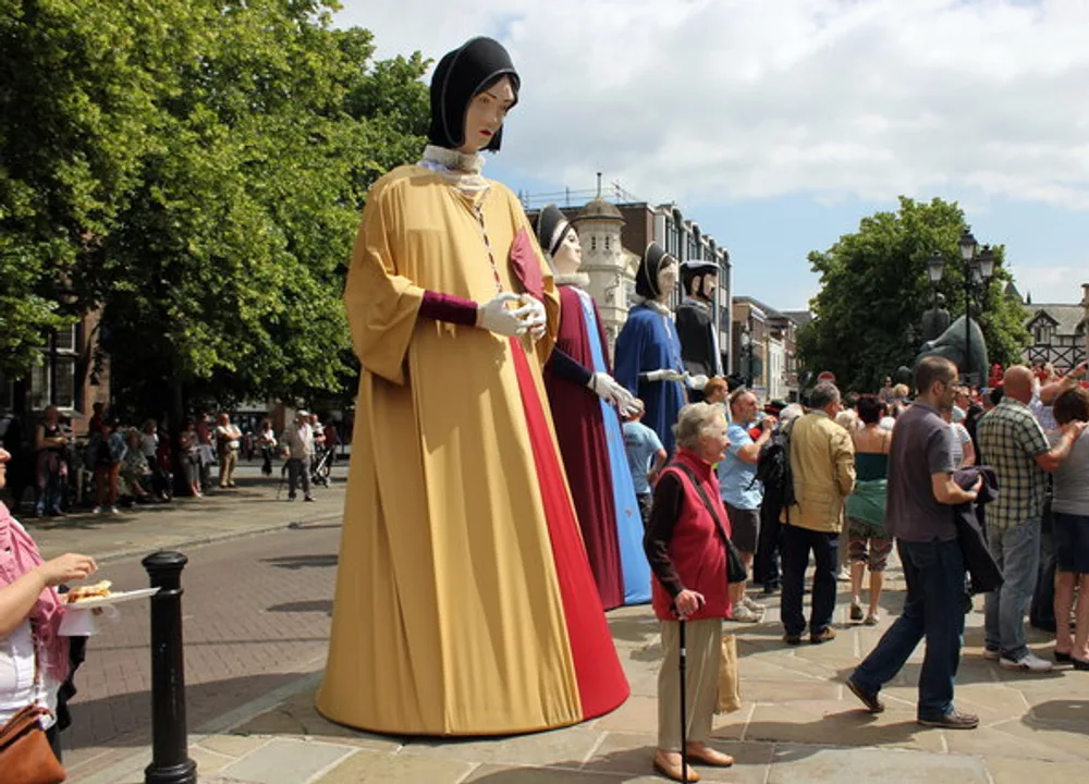 Giants in the Chester Midsummer Watch Parade