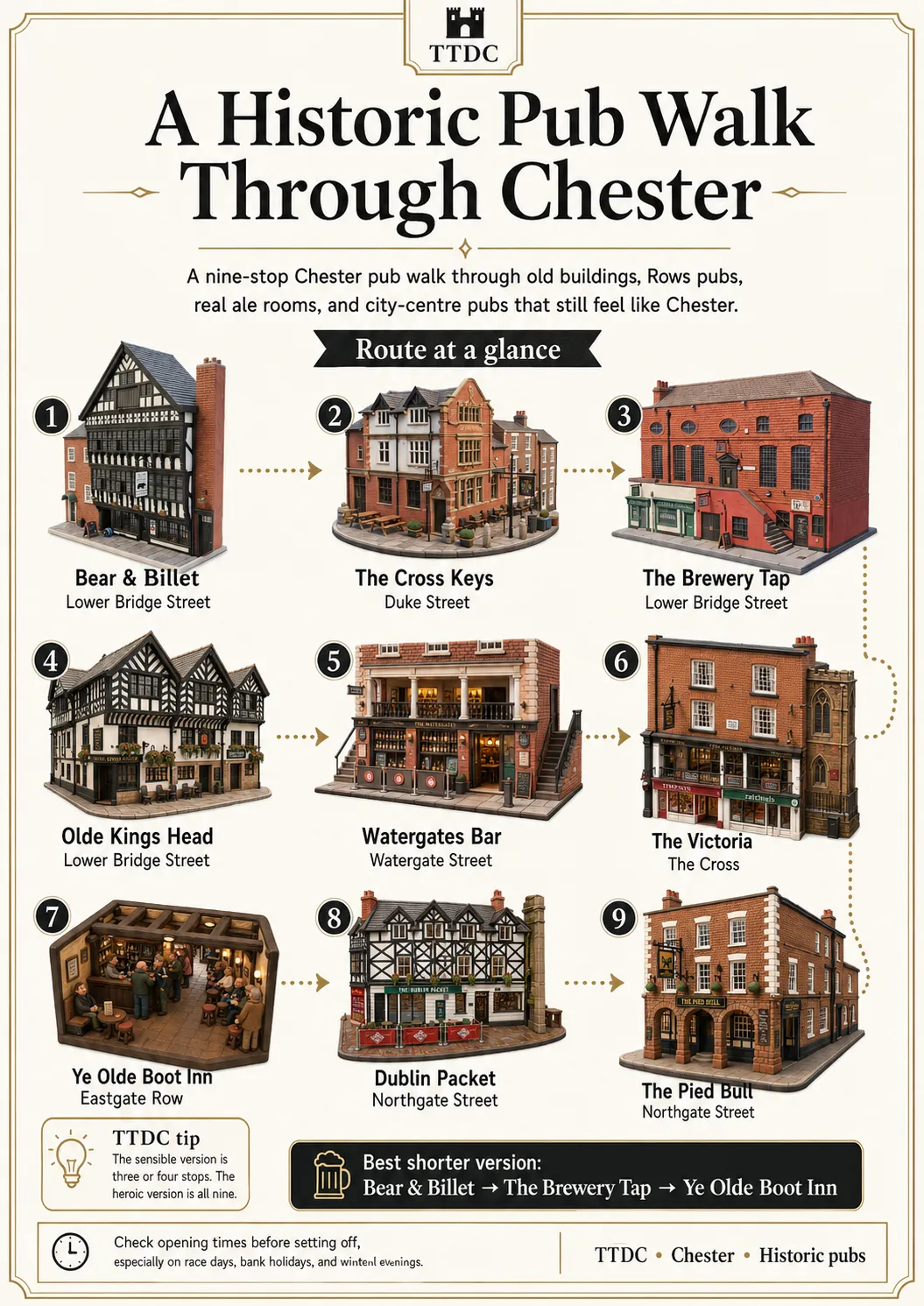 A Historic Pub Walk Through Chester