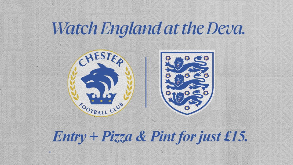 England World Cup screenings at Chester FC's Blues Bar